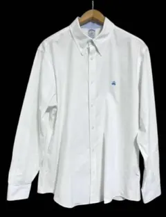 Brooks Brothersの長袖ボタンダウンシャツ　送料無料　Lサイズ/白
