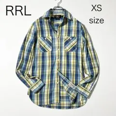 良品】⭐️RRL ツイルウエスタンシャツ コンチョボタン S相当 - メルカリ