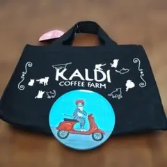 カルディネコの日バッグ＆ネコのコースター