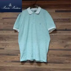 BROOKS　BROTHERS　ブルックスブラザーズ　ロゴ刺繍 ポロシャツ