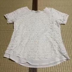 ViS レース 半袖カットソー ホワイトのサムネイル