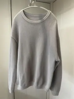 Crepuscule モスステッチ ロングスリーブスウェット 1901-001