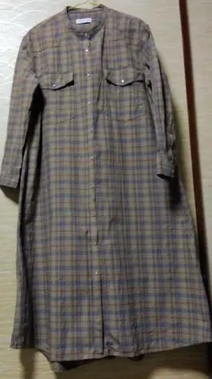 美品！Ciaopanic Typy チェック柄 ロングシャツワンピース