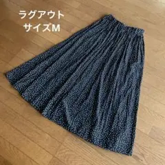 美品　ラグアウトRagOutロングスカートドット柄サイズM