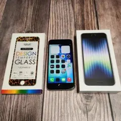 iPhone SE 第3世代 64GB スターライト バッテリー100%