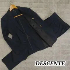 DESCENTE ネイビー ビジネススーツ 2ボタン