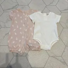 ロンパース ピンク 70 petit main まとめ売り