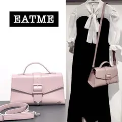 【美品】EATME フラップベルトショルダーバッグ ピンクのサムネイル