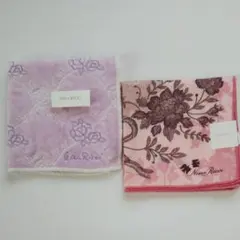 大判ハンカチ、タオルハンカチ 2枚  NINA RACEニナリッチ  新品未使用