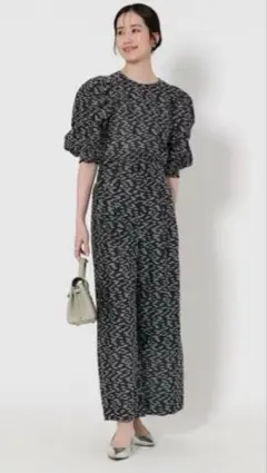 ⭐️UNITED ARROWS⭐️新品タグ付 カットジャガード ブラウスパンツセット