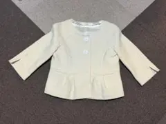 ナチュラルビューティーベーシック　ジャケット アイボリー