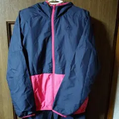 adidas ネイビー/ピンク ジャージセット