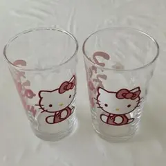 ハローキティ キティちゃん グラス ガラスコップ 2個セット