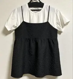 ブラックビスチェ ストラップ付き