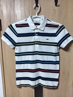 LACOSTE ポロシャツ マルチボーダー柄のサムネイル