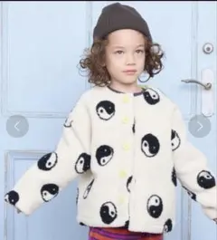 ☯️マーキーズ　ジャガードボアジャケット　100☯️