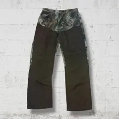 Pro Gear リアルツリー×焦げ茶 切替ワークパンツ カモパンツW32
