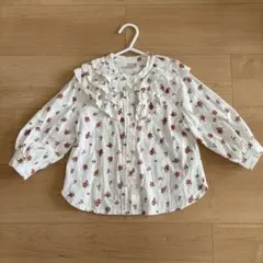 petit main 花柄ブラウス　キッズ　100サイズ