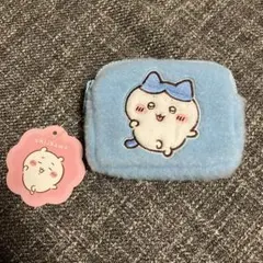 ちいかわ　ふわふわミニポーチ　ハチワレ