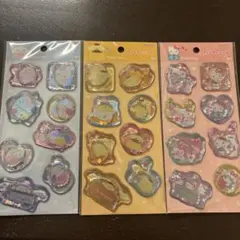 ハローキティ シナモロール ポムポムプリン ウォーターシールセット