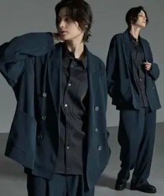 MONO-MART とろみ素材 オーバーサイズ セットアップ