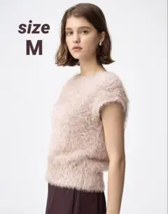 新品未使用♡フェザーヤーンニットプルオーバー♡PINK