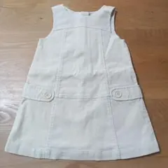 baby GAP コーデュロイ ジャンバースカート クリーム