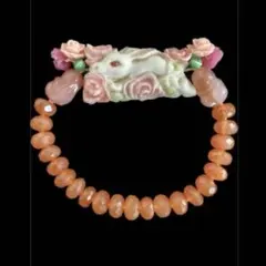 種名 日本鹿の角】 オリジナル彫刻使用⭐️薔薇色のユニコーン