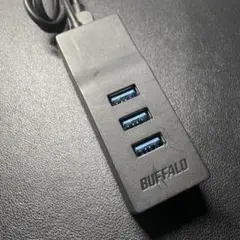 BUFFALO BSH4U310U3 USB3.0ハブ 4ポート マグネット　黒