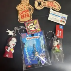 昭和レトロ キーホルダー 志村けん　加トちゃん　なめ猫　鈴木その子