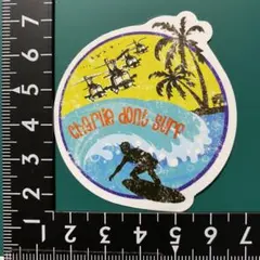 防水ステッカーシール1866   サーフィン　ボード　ハワイ   波乗り