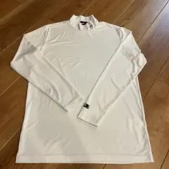 美品】PG パーリーゲイツ モックネック ホワイトインナーシャツ 長袖