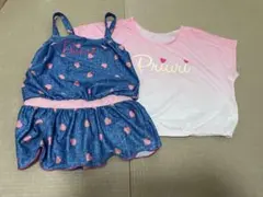 女の子　子供用ワンピース水着セット　120サイズ