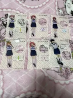 五等分の花嫁 五つ子ちゃん全員タマコ演じます！ アクリルスタンド アクリルカード