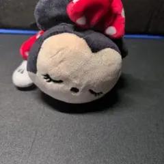 Disney ミニーマウス ぬいぐるみ キーホルダー付き