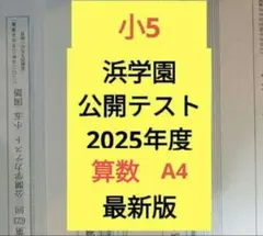 2026年最新】浜学園公開テスト小5の人気アイテム - メルカリ