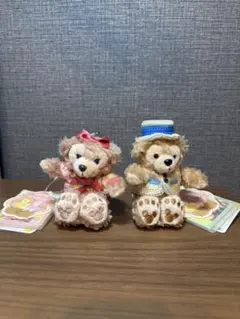 【新品タグ付き】ダッフィーとシェリーメイストラップセット