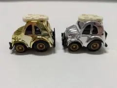 萬代屋【 シトロエンDS19黄緑】ブリキ tin toy car【箱はコピー