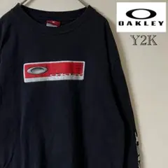 Y2K OAKLEY（オークリー）グラフィックロゴ L/Sカットソー/M