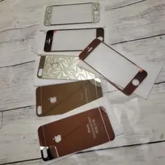 iPhone5　ガラスフィルムフィルム 6枚セット