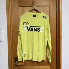 VANS（バンズ）ロングスリーブ　Tシャツ　長袖　袖プリ