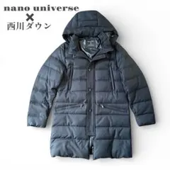 ✨美品✨nano universe × 西川ダウン フード付きダウンジャケット