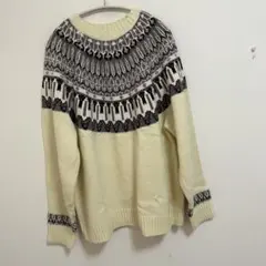 チャオパニックティピー ノルディック柄クルーネックニット ユニセックス25