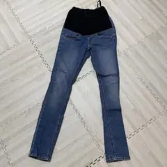 マタニティデニムパンツ XSサイズ　無印良品