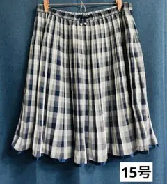 15号 リボンパイピング シアープリーツスカート ペイトンプレイス