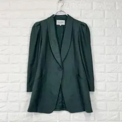 ジュンアシダ/7/緑系/テーラードジャケット/ロング丈/秋冬/フォーマル