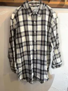 SONNY LABEL プレミアムリネン チェックシャツ