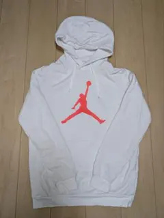 JORDAN 白 パーカー メンズ Ｌサイズ