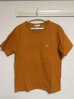 【美品】オレンジ Mサイズ Tシャツ ポケット付きのサムネイル