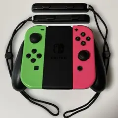ジョイコン　純正　ネオングリーン　ネオンピンク　任天堂　Switch
